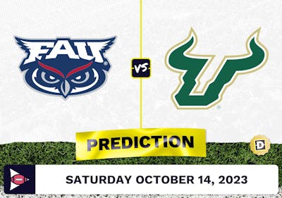 Florida Atlantic vs. South Florida CFB Prediction and Odds - October 14, 2023