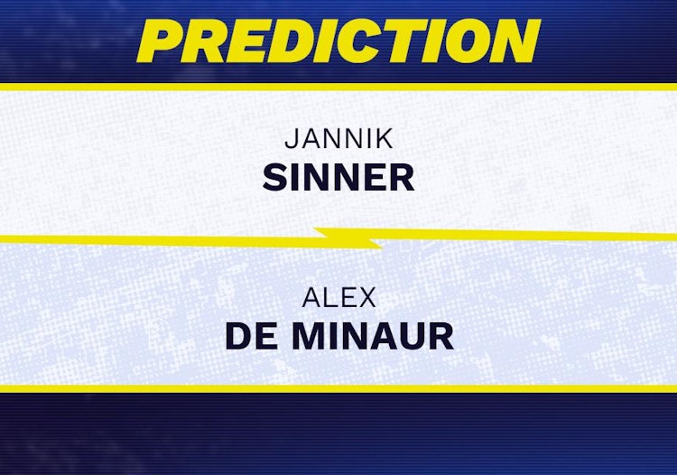 Jannik Sinner vs Alex de Minaur Tennis Prediction.