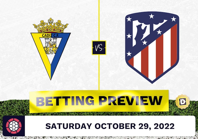 Cadiz vs. Atletico Madrid Prediction and Odds - Oct 29, 2022