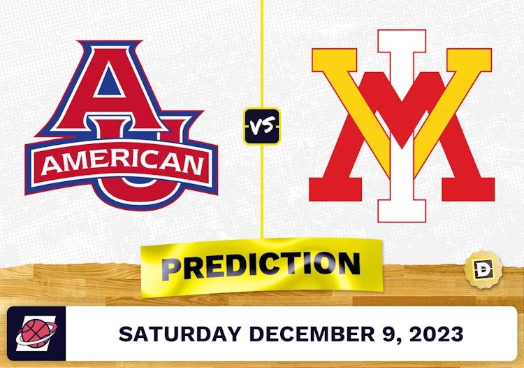 American University vs. Virginia Military Basketball Prediction - December 9, 2023