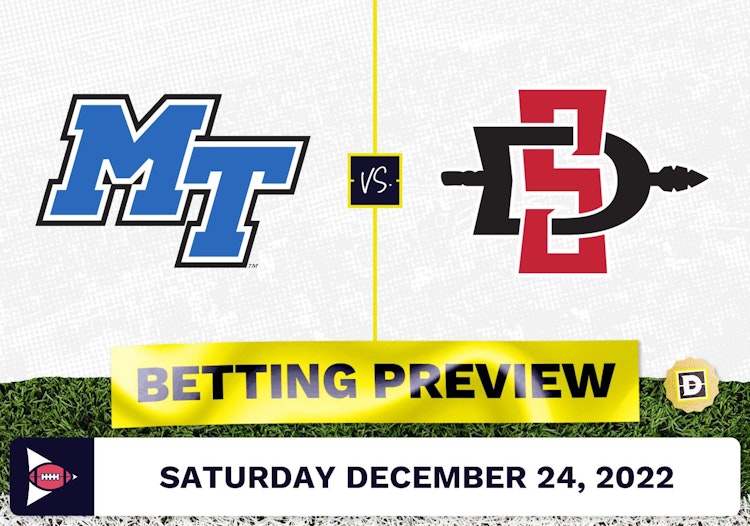 Middle Tennessee vs. San Diego State CFB Prediction and Odds - Dec 24, 2022