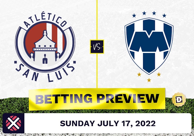 San Luis vs. Monterrey Prediction and Odds - Jul 17, 2022