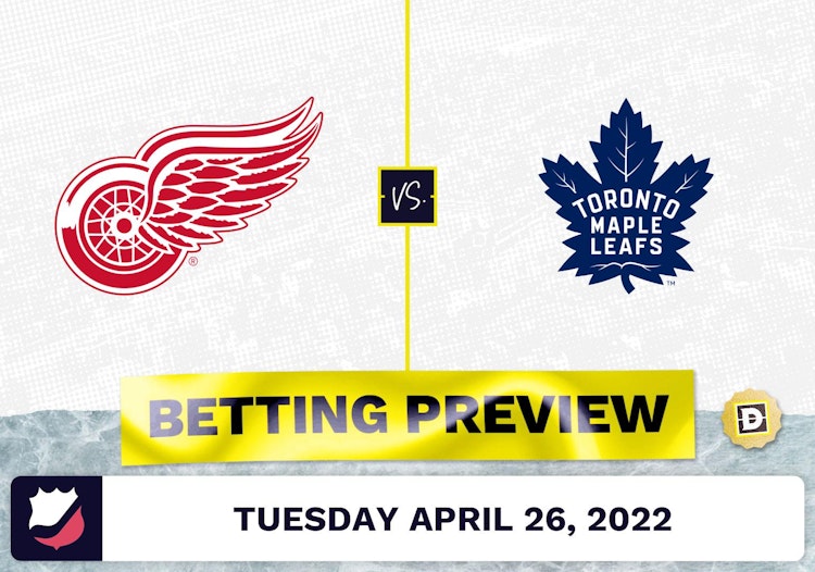 Red Wings vs. Maple Leafs Prediction and Odds - Apr 26, 2022
