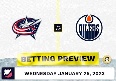 Blue Jackets vs. Oilers Prediction and Odds - Jan 25, 2023