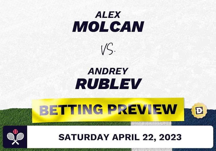 Alex Molcan vs. Andrey Rublev Predictions - Apr 22, 2023