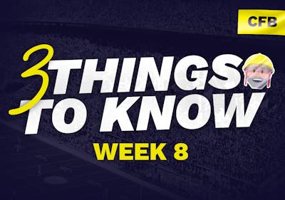 College Football Betting: Three Things To Know Heading Into Week 8 of the 2022 Season