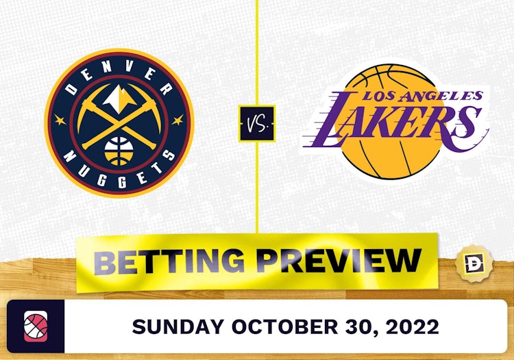 Nuggets vs. Lakers Prediction and Odds - Oct 30, 2022