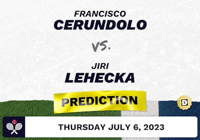 Francisco Cerundolo vs. Jiri Lehecka Prediction - Wimbledon 2023