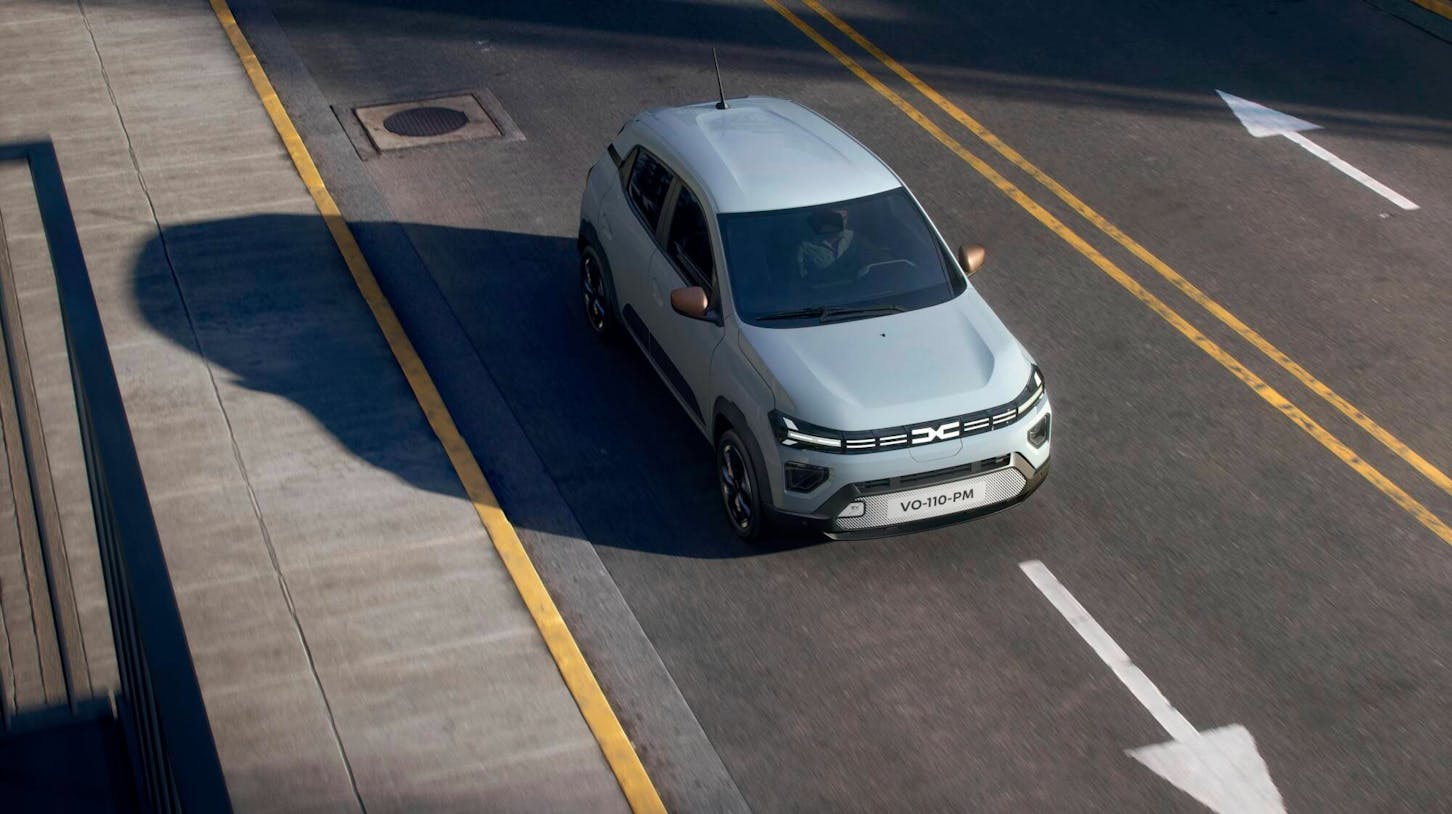 Ein Dacia Spring als günstiger Elektro-Kleinwagen 2026.