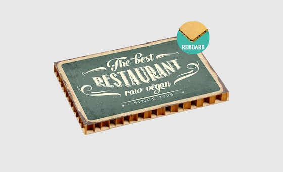 Panneau Reboard 10 mm impression UV pour signalétique rigide