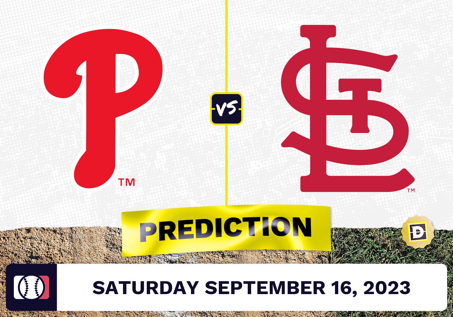 Phillies vs. Cardinals Prediction for MLB Saturday [9/16/2023]