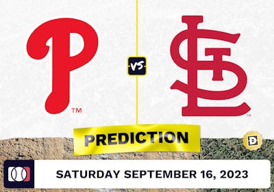 Phillies vs. Cardinals Prediction for MLB Saturday [9/16/2023]
