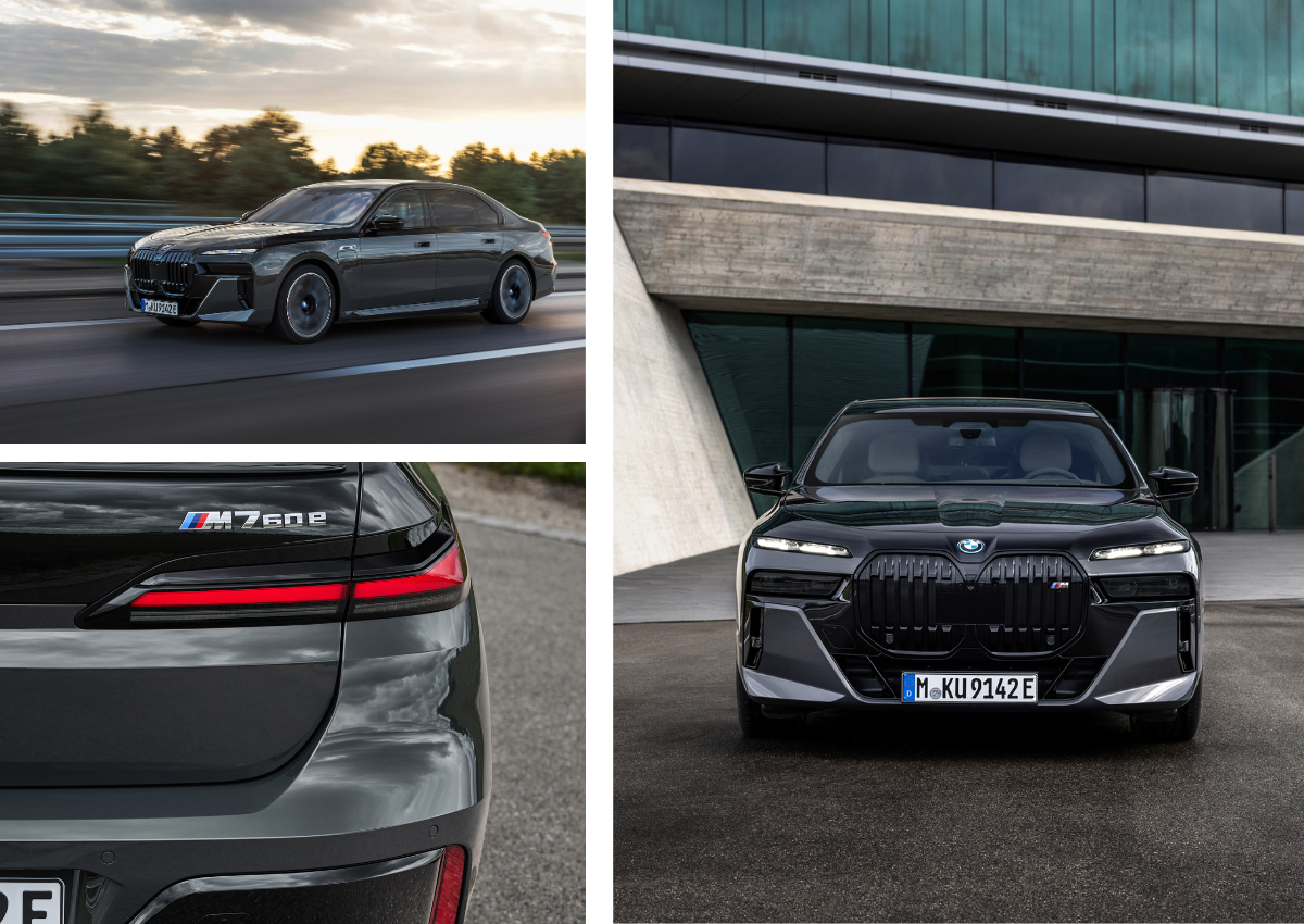 Das Exterior der BMW 7er Limousine