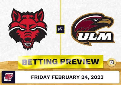 Arkansas State vs. Louisiana-Monroe CBB Prediction and Odds - Feb 24, 2023