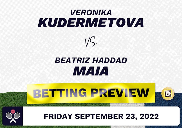 Veronika Kudermetova vs. Beatriz Haddad Maia Predictions - Sep 23, 2022