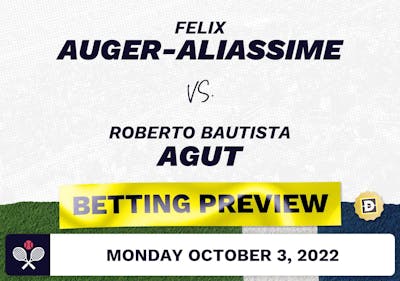 Felix Auger-Aliassime vs. Roberto Bautista Agut Predictions - Oct 3, 2022