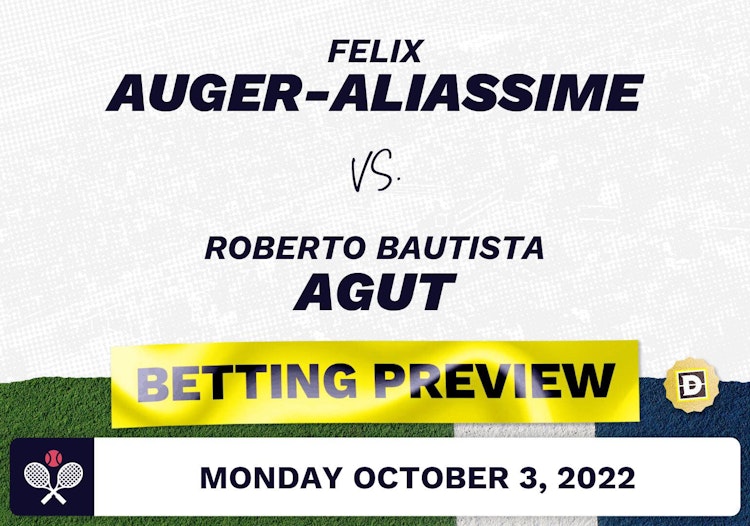 Felix Auger-Aliassime vs. Roberto Bautista Agut Predictions - Oct 3, 2022