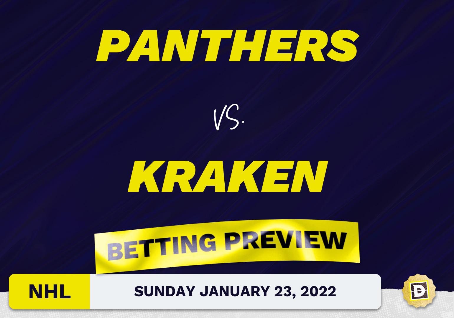 Panthers vs. Kraken Predictions and Odds - Jan 23, 2022