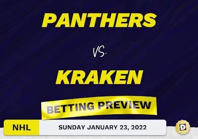 Panthers vs. Kraken Predictions and Odds - Jan 23, 2022