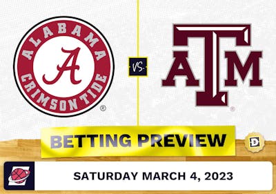 Alabama vs. Texas A&M CBB Prediction and Odds - Mar 4, 2023