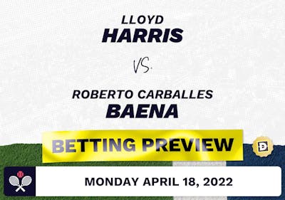 Lloyd Harris vs. Roberto Carballes Baena Predictions - Apr 19, 2022