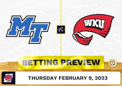 Middle Tennessee vs. Western Kentucky CBB Prediction and Odds - Feb 9, 2023