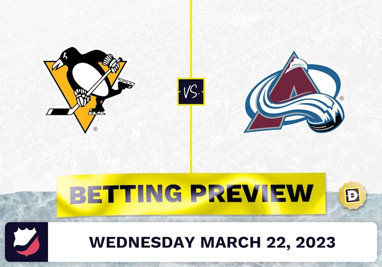 Penguins vs. Avalanche Prediction and Odds - Mar 22, 2023
