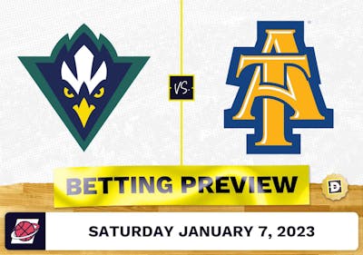 North Carolina-Wilmington vs. North Carolina A&T CBB Prediction and Odds - Jan 7, 2023