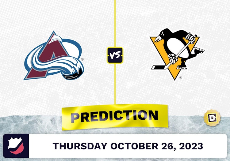 Avalanche vs. Penguins Prediction and Odds - October 26, 2023