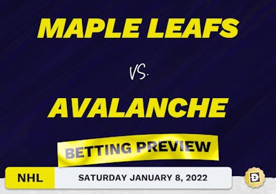 Maple Leafs vs. Avalanche Predictions and Odds - Jan 8, 2022