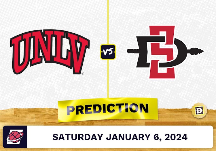 UNLV vs. San Diego State Prediction, Odds, College Basketball Picks  [1/6/2024]