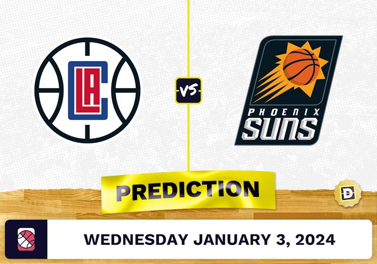 Los Angeles Clippers vs. Phoenix Suns Prediction, Odds, NBA Picks  [1/3/2024]