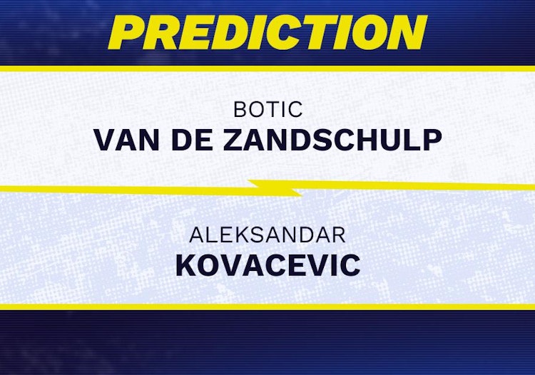 Botic Van de Zandschulp vs Aleksandar Kovacevic Tennis Prediction.