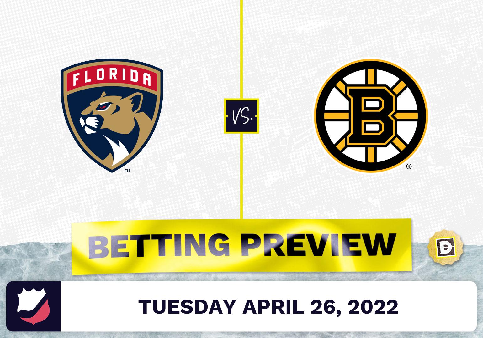 Panthers vs. Bruins Prediction and Odds - Apr 26, 2022