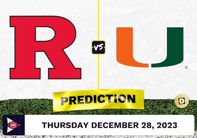 Rutgers vs. Miami Florida Prediction, Odds, College Football Picks - Week 18 [2023]