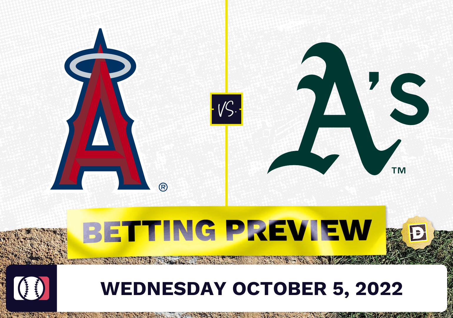Angels vs. Athletics Prediction and Odds - Oct 5, 2022