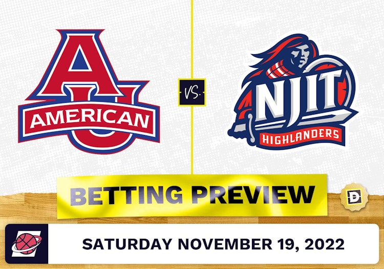 American University vs. N.J.I.T. CBB Prediction and Odds - Nov 19, 2022