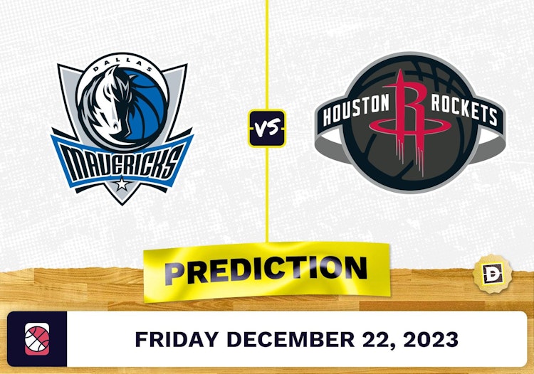 Dallas Mavericks vs. Houston Rockets Prediction, Odds, NBA Picks  [12/22/2023]