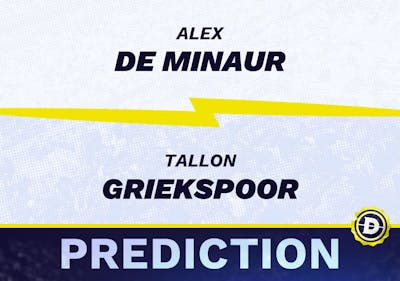 Alex de Minaur vs. Tallon Griekspoor Prediction, Odds, Picks for ATP Monte-Carlo Masters 2024
