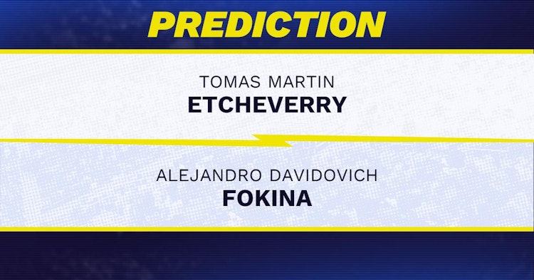 Tomas Etcheverry vs Alejandro Davidovich Fokina Tennis Prediction.