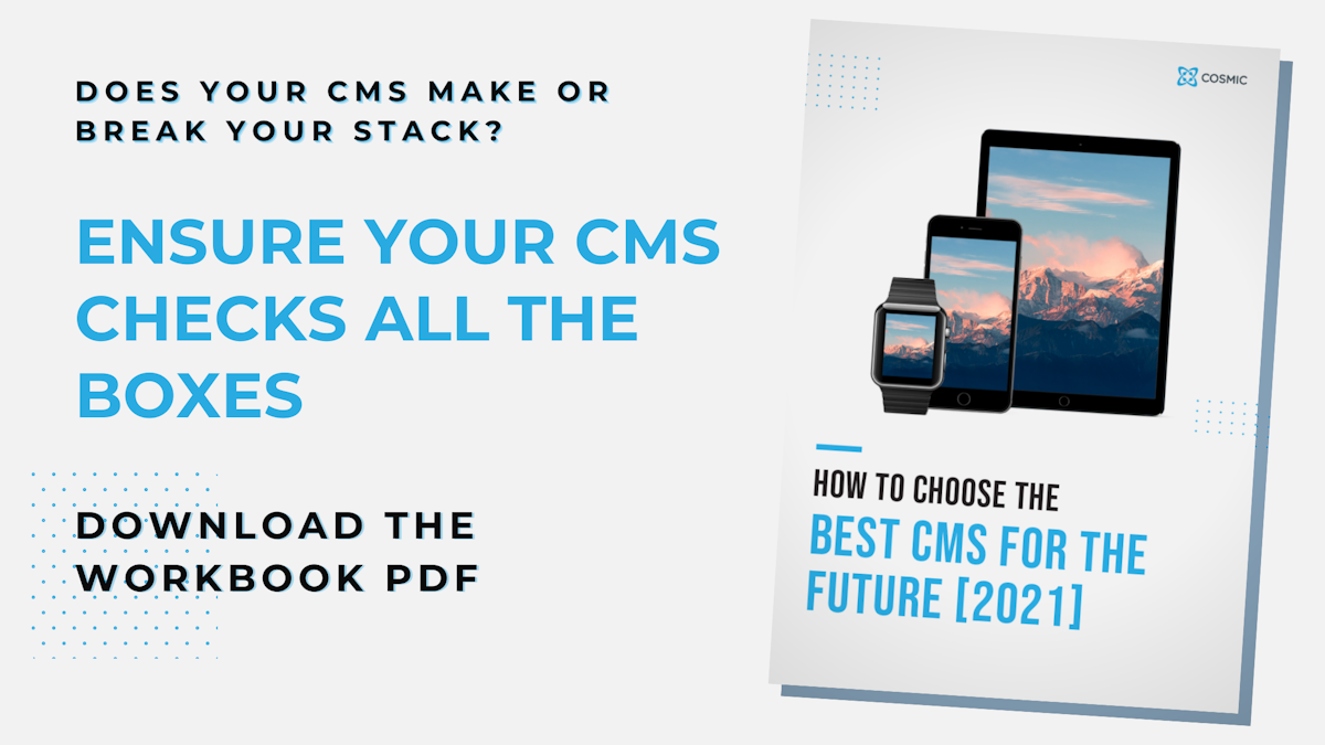 choose a cms with our free PDF
