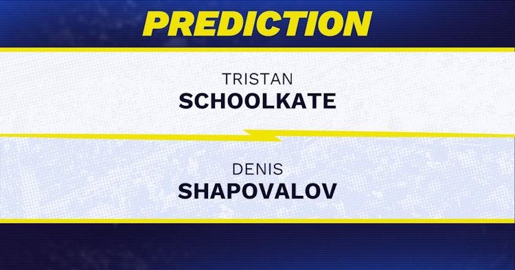 Tristan Schoolkate vs Denis Shapovalov Tennis Prediction.