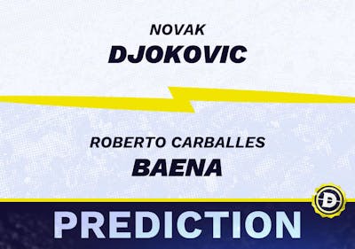 Novak Djokovic vs. Roberto Carballes Baena Prediction, Odds, Picks for French Open 2024