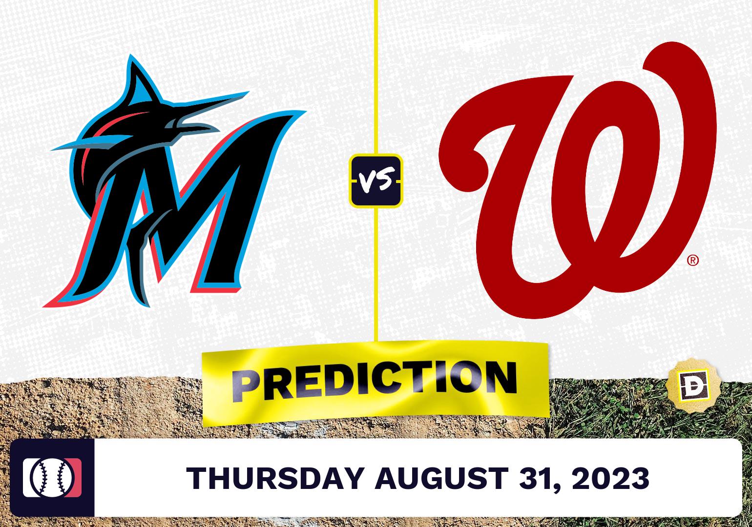 Marlins vs. Nationals Prediction for MLB Thursday [8/31/2023]