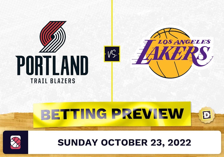 Trail Blazers vs. Lakers Prediction and Odds - Oct 23, 2022