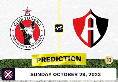 Club Tijuana vs. Atlas Prediction and Odds - October 29, 2023