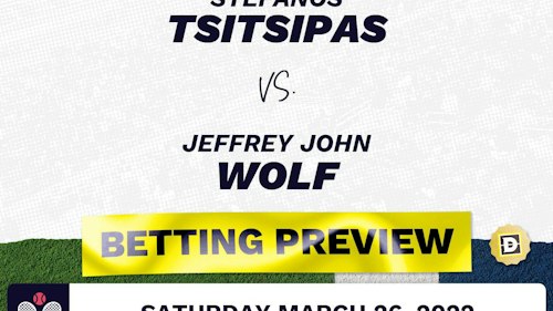 Stefanos Tsitsipas vs. Jeffrey John Wolf Predictions - Mar 26, 2022