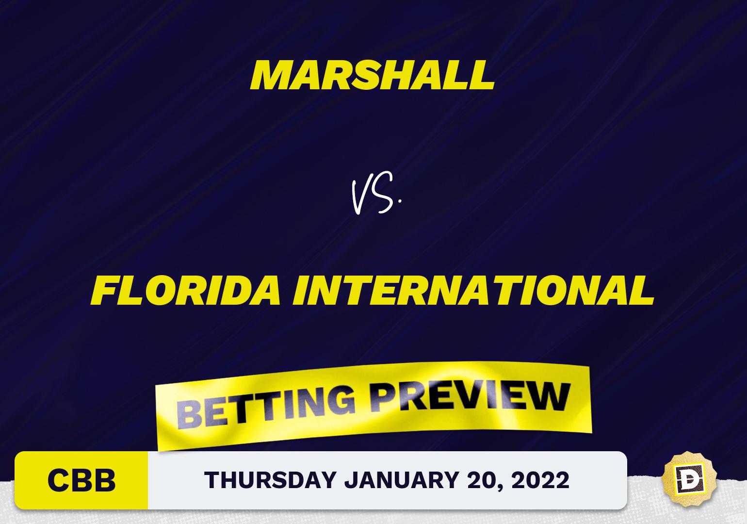 Marshall vs. Florida International CBB Predictions and Odds - Jan 20, 2022