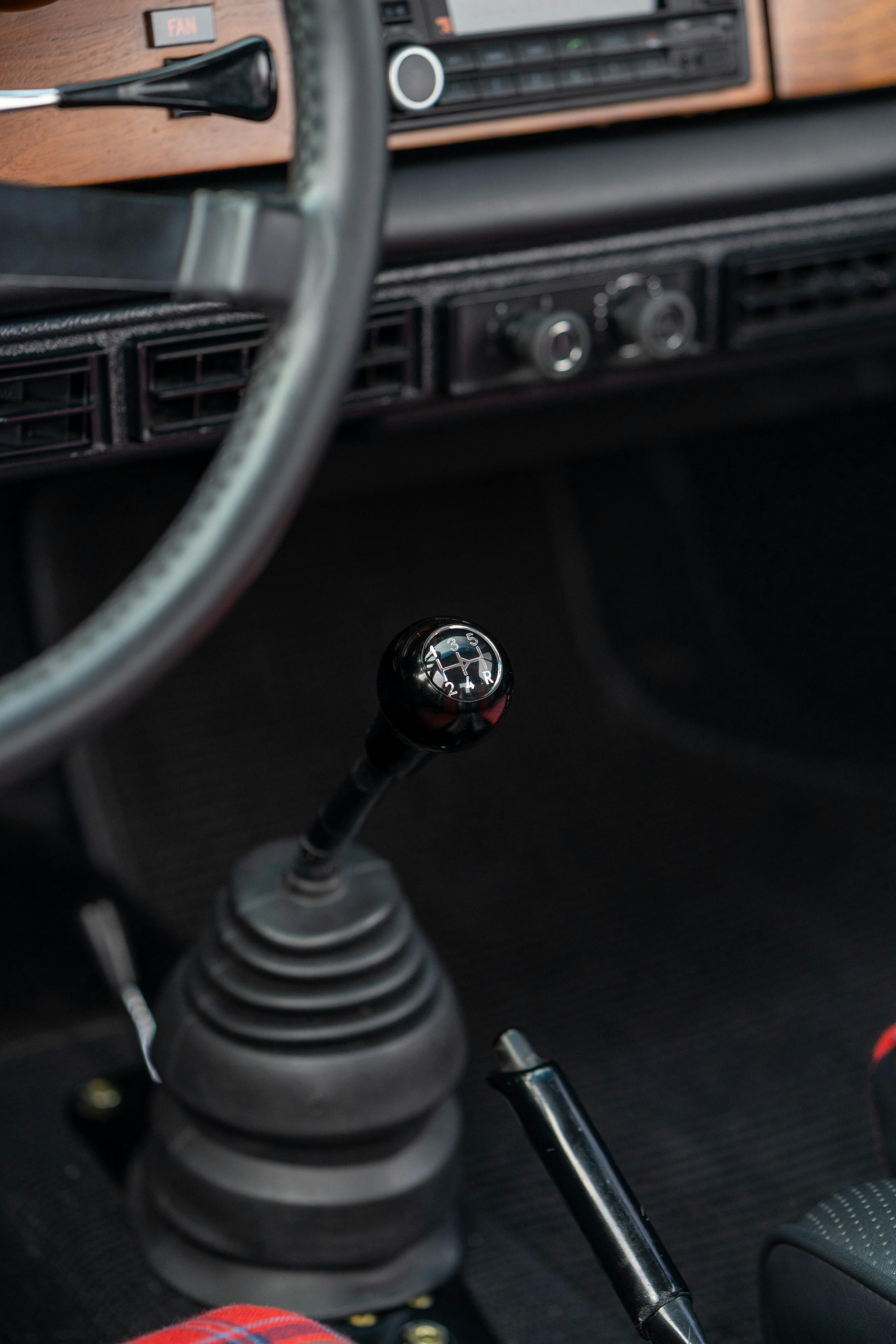 Shifter on a 3.0L swapped 1967 Porsche 912 Coupe in Dripping Springs, TX.