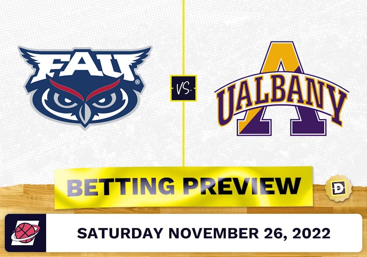 Florida Atlantic vs. Albany CBB Prediction and Odds - Nov 26, 2022